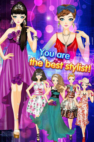 Shining Dress - Super Star Dress Up Salon, Girl Games screenshot 3
