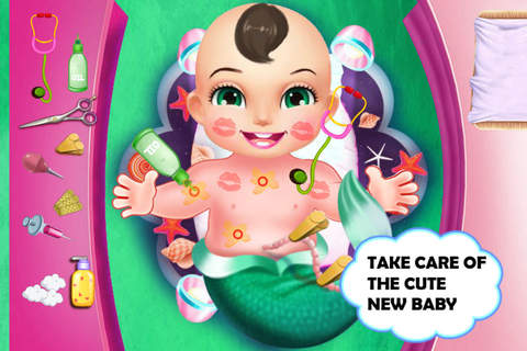 Princess Mermaid New Baby－Beauty Pregnancy Check/Cute Infant Care screenshot 3