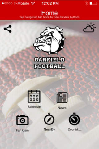 Garfield Football. screenshot 2