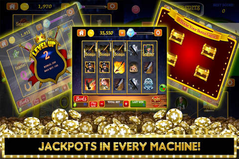 Slots - Beauty Indian Gambler Slot Machine & 777 Casino Vegas Games Offline screenshot 2