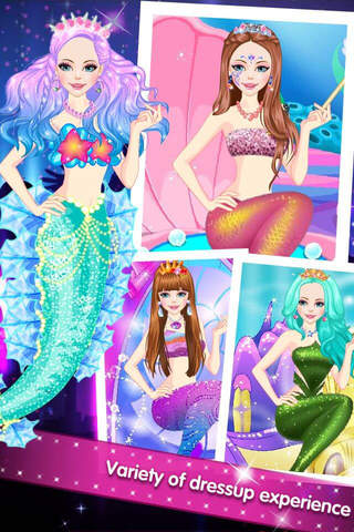 Dress Up Beautiful Mermaid – Girls Fashion Salon Game screenshot 3