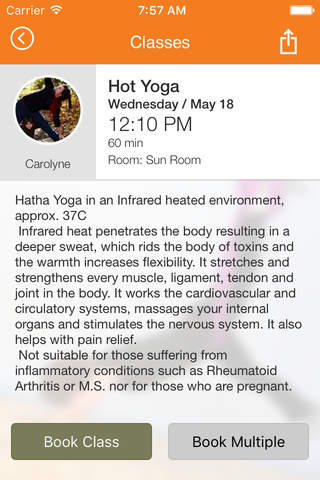 Radiant Health Yoga screenshot 4