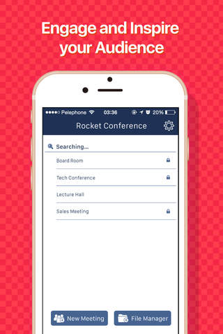 Rocket Conference - A New Way for Conference screenshot 2