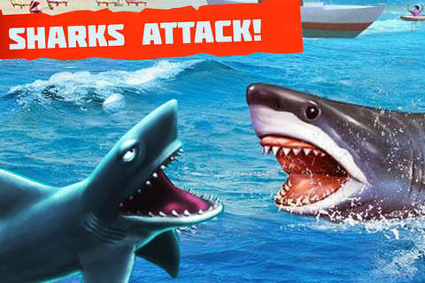 2016 Angry Shark Evolution Underwater - Jaws Sharks Attack Adventure games screenshot 2