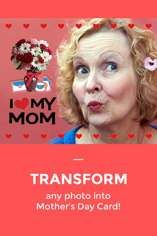 Mother's Day Photo Cards Maker - Create Custom Card with your Photos for Moms screenshot 2