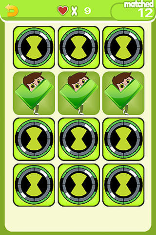 Matching Challenge Game for Ben 10 Edition screenshot 2