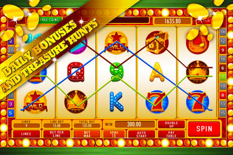 The Green Slot Machine: Prove you can find the four leaf clover and be the fortunate winner screenshot 3