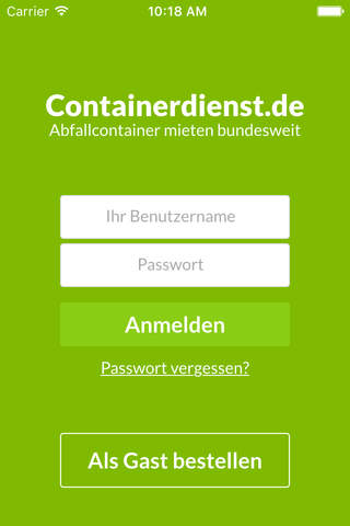 Containerdienst.de App screenshot 3