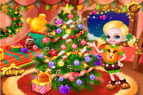 小公主苏菲亚圣诞小宝贝 - 打扮可爱宝贝和圣诞树，儿童家庭教育小游戏免费 screenshot 2