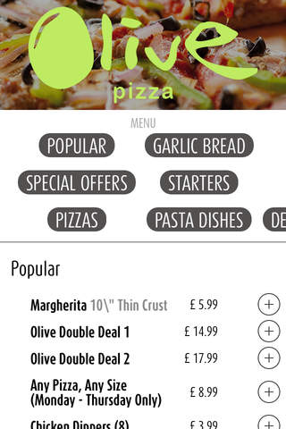 Olive Pizza Surbiton screenshot 2