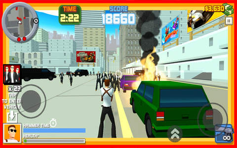 Crime city:Best gun shooting & racing games screenshot 3
