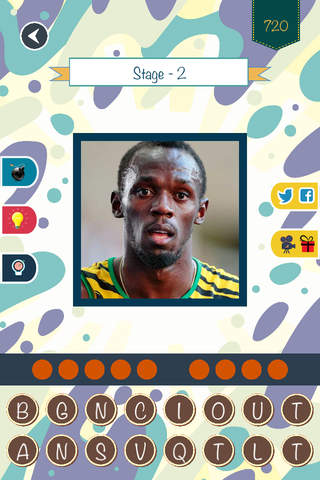 Guess the Athlete - Best Trivia Quiz for World Top Athletes screenshot 2
