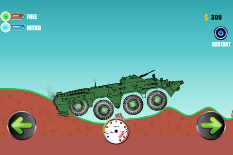 Tank Fully, Hill Climb Racing Physics Driving Game screenshot 2