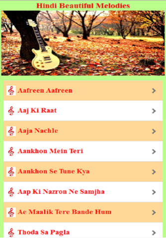 Hindi Beautiful Melodies screenshot 2
