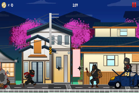 Angry Ninja Run - Shadow Assassin Samurai Hunter screenshot 2