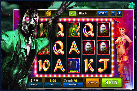 Zombie Circus Mega Slots Games Treasure Of Ocean: Free Games HD ! screenshot 2