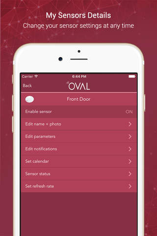 OVAL Sensor screenshot 2