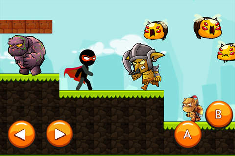 Warrior Hero Avenger - Epic Jumper for Stickman screenshot 3