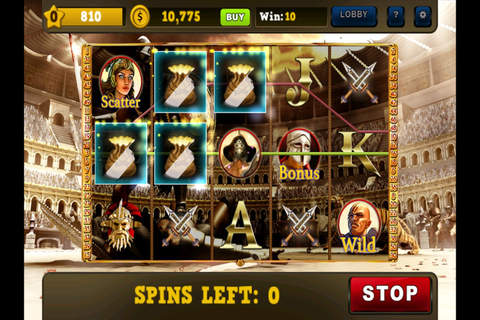 Aztec Warrior Jackpot - Many Various Slot, Bonus, Great Casino Slot Machine Simulation screenshot 2