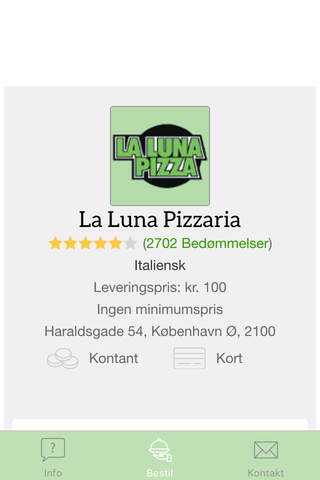 La Luna Pizzaria screenshot 2