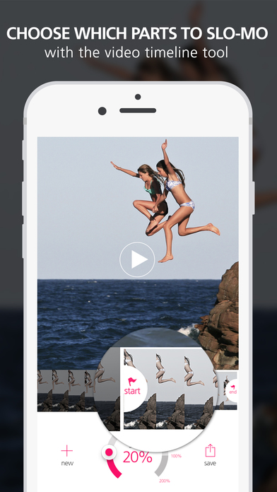 Screenshots of Slo Mo Video - Slow Motion Vid Speed Editor for YouTube and Instagram for iPhone