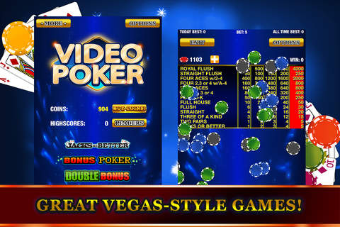 The Lucky Video Poker 777 Slots Casino-Doubledown Big Win & Daily Bonus Jackpots Free screenshot 4