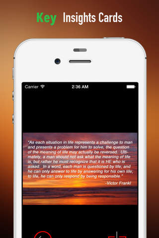 Man's Search for Meaning:Practical Guide Cards with Key Insights and Daily Inspiration screenshot 4