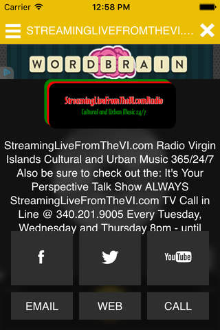 StreamingLiveFromTheVI Radio screenshot 3