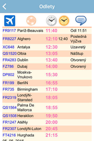 Bratislava Airport Flight Status screenshot 2
