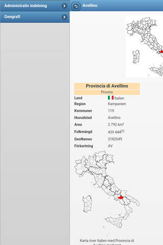Provinces of Italy screenshot 3