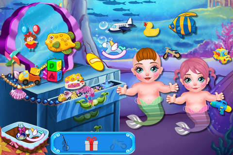 Pregnant Mermaid Baby Care - Mommy Makeup Salon/Lovely Infant Castle screenshot 2