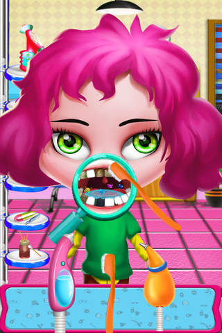 Cute Girl's Fashion Dentist - Beauty Surgeon Salon/Celebrity Teeth Operation Online Games screenshot 3