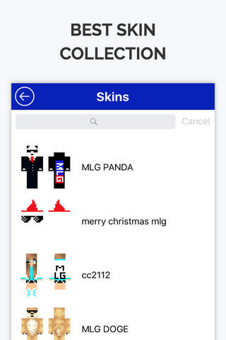 MLG Skins for Minecraft PE screenshot 2