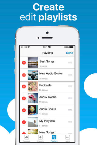 Mix Cloud Music - Free Music Player, Offline Streamer & Playlist Manager screenshot 3