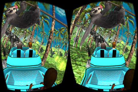 VR Jurassic Jungle Roller Coaster Free screenshot 2