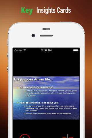 The Purpose Driven Life: Practical Guide Cards with Key Insights and Daily Inspiration screenshot 4