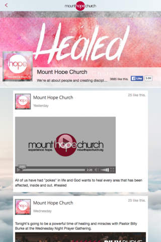 Mount Hope Church Lansing screenshot 2