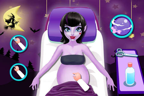 Vampire Princess Pregnancy Care - Mummy check-diary / cute newborn care screenshot 2