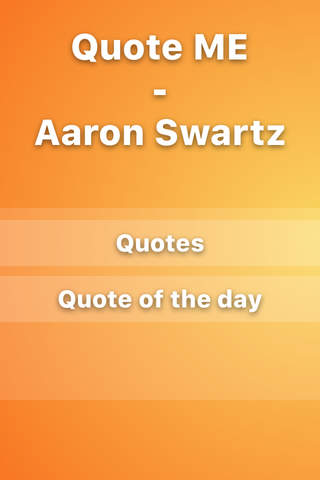 Daily Quotes - Aaron Swartz Version screenshot 2