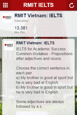 RMIT University Vietnam IELTS screenshot 2