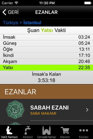 NAMAZ / ABDEST / EZAN / KURAN / FAZLASI screenshot 4