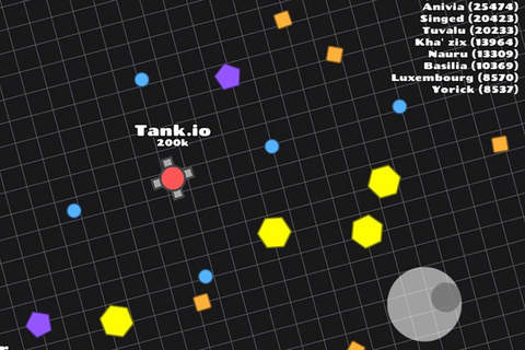 Dark Tank War - Color Geometry.ai Strike screenshot 2