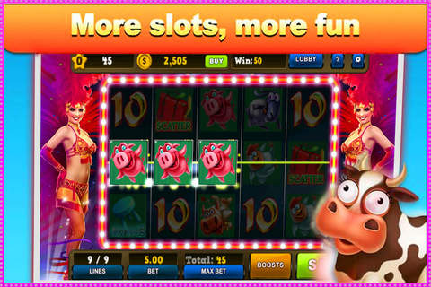 Hot Slots Casino Funny Fam Games Free Slots: Free Games HD ! screenshot 2