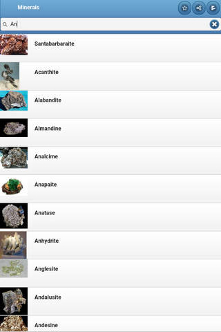 Directory of minerals screenshot 4