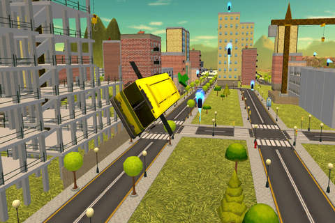 Futuristic Flying Bus Simulator 2016 screenshot 2