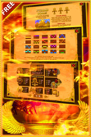 777 Slots-Pharaoh's Fire Lucky Casino Machines HD! screenshot 3