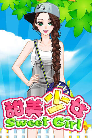 Sweet Girl - Campus Style Fashion Princess Dress Up Games Free screenshot 2