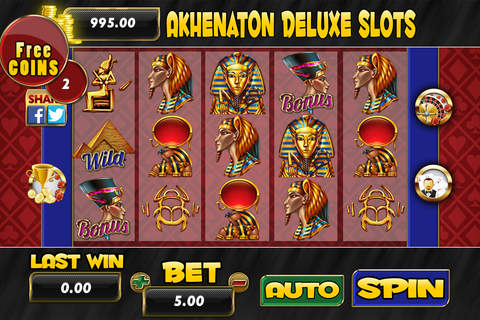 Aace Akhenaton Deluxe - Slots, Roulette and Blackjack 21 screenshot 2