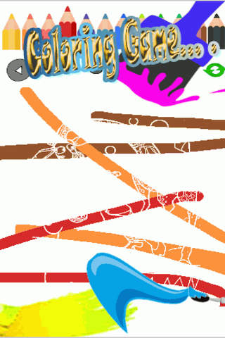 Coloring For Kids Game Madagascar Edition screenshot 2