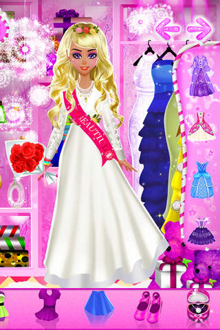 Ice Queen Wedding Salon: Princess Spa, Makeup & Dress Up Icy Bride Makeover Game. screenshot 4